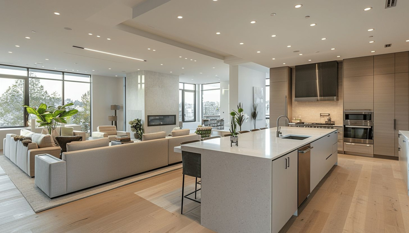Agencement de cuisine ouverte comment l'intégrer harmonieusement au living space