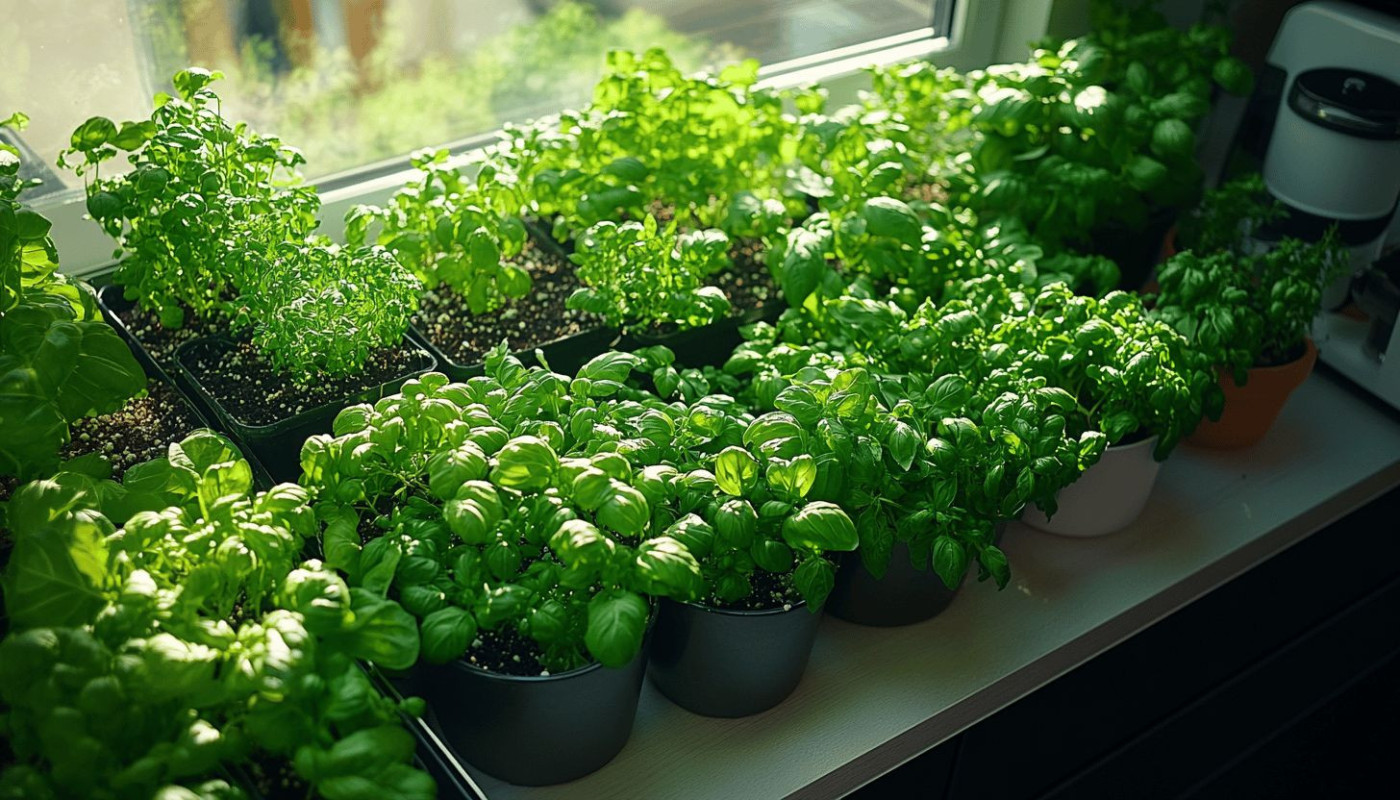 Créer un jardin d'herbes aromatiques en intérieur : guide et astuces