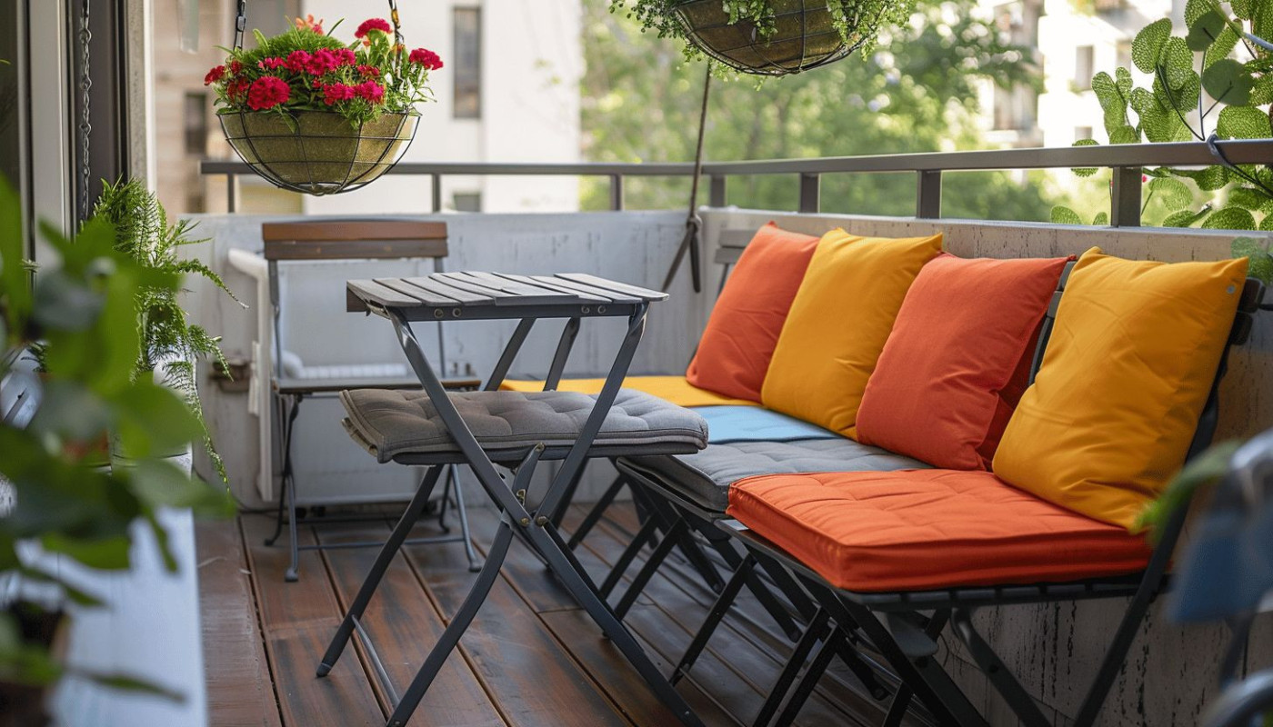 Meubles multifonctionnels pour petits balcons aménagement astucieux et gain de place